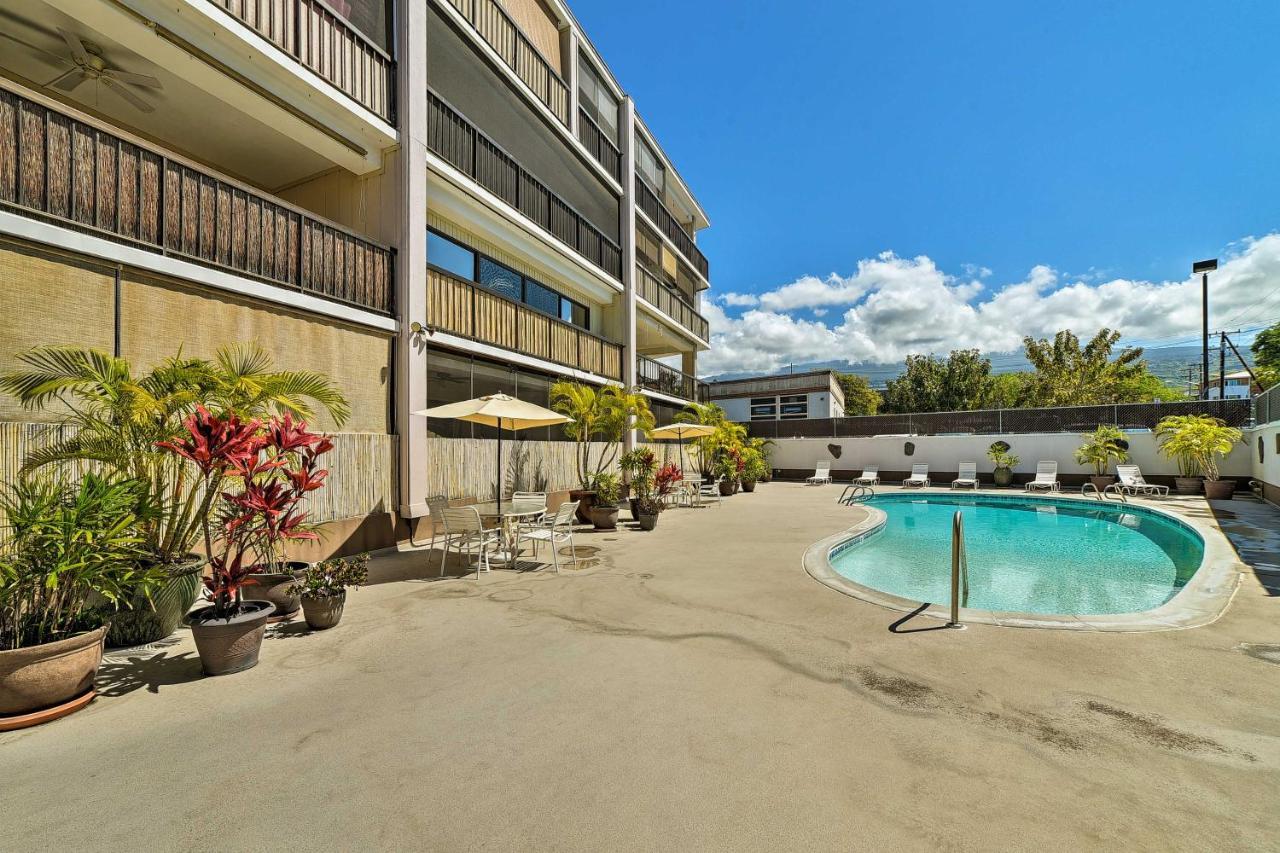 Downtown Air Conditioned Condo Walk To Beaches Kailua-Kona Bagian luar foto